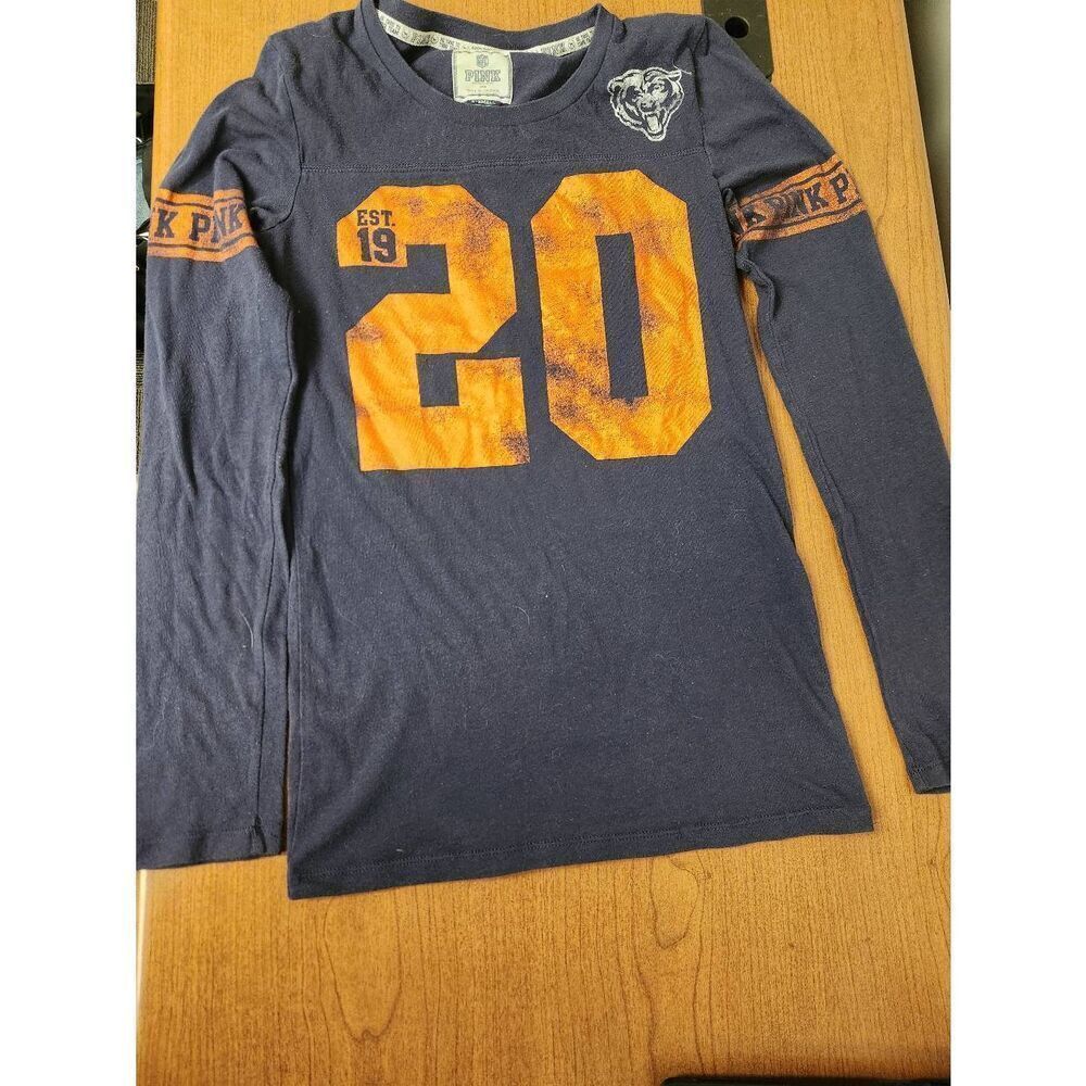 PINK NFL Chicago Bears Long Sleeve XSMALL long sleeved crewneck
